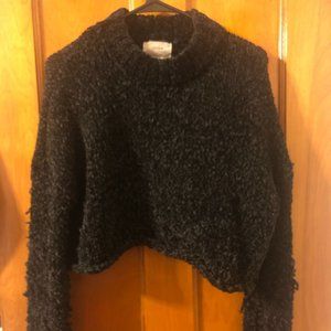Cropped UO Mock Neck Sweater